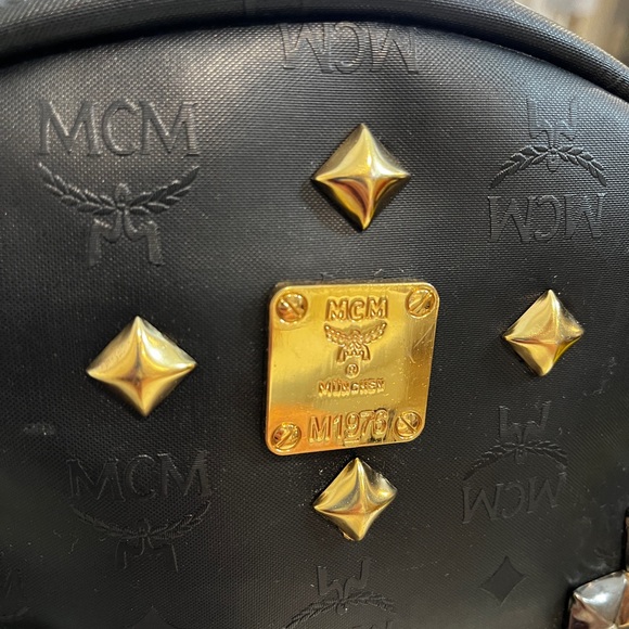 EUC Large MCM LEATHER Backpack - Picture 2 of 16